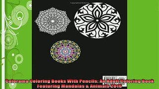 Free PDF Downlaod  Colorama Coloring Books With Pencils An Adult Coloring Book Featuring Mandalas  Animals  DOWNLOAD ONLINE