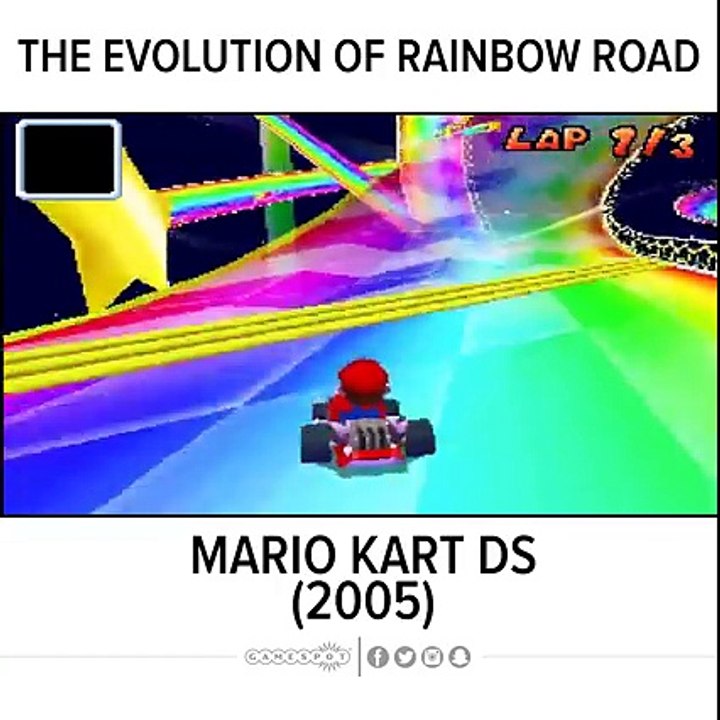 L'évolution du circuit de l'Etoile dans Mario Kart