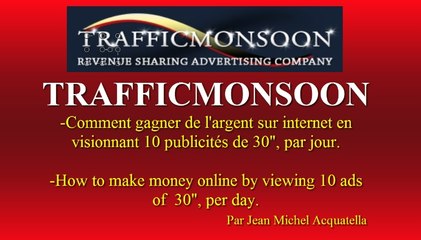 TRAFFICMONSOON : Comment faire vos 10 clics par jour
