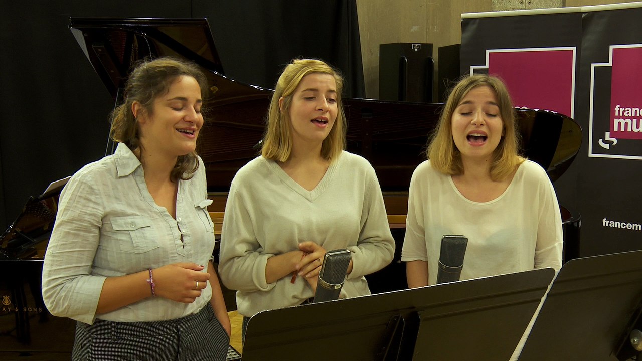"Rum and Coca Cola"  et "You Could Drive A Person Crazy" de Stephen Sondheim par Bruno Fontaine et les soeurs Jérosme | Le live de la matinale