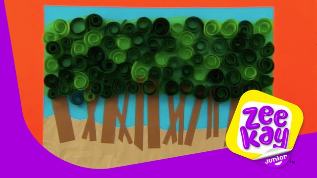 Swirly Tree Make | Mister Maker | ZeeKay Junior