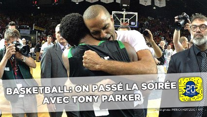 On a passé la soirée avec Tony Parker à Strasbourg