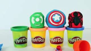 Play Doh Superheroes Kinder Surprise Eggs Kinder Toys and Nestle Magic Ball Spiderman, Green Lantern