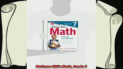 best book  McGrawHills Math Grade 7