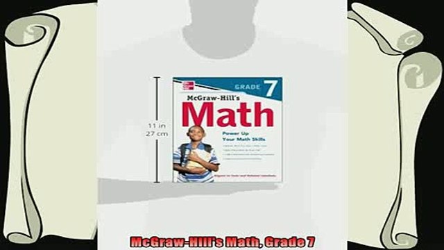 best book McGrawHills Math Grade 7