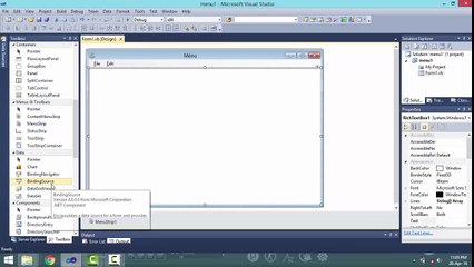 Lecture 26 how to create context menu in VB.Net in hindi urdu