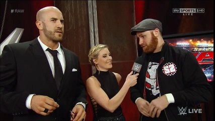 Renee Young Interviews Cesaro and Sami Zayn