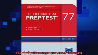 favorite   The Official LSAT PrepTest 77 Dec 2015 LSAT