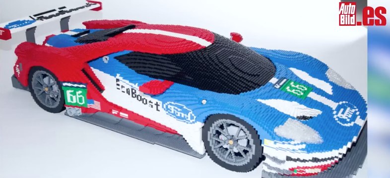 VÍDEO: ¡Mira qué guapo! Un Ford GT hecho de Lego