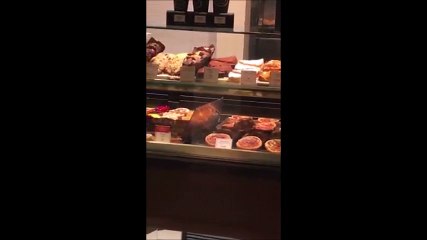Des souris se baladent sur les pâtisseries de chez Paul à Paris Gare de Lyon