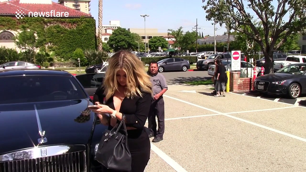 Khloe Kardashian goes shopping in Beverly Hills