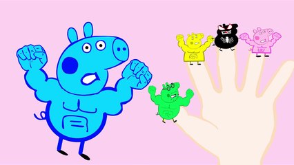 Peppa Pig George Baby Spider-Man vs Venom Pregnant Mummy Pig Family Nursery Rhymes Lyrics Parody