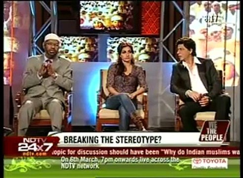 Dr. Zakir Naik, Shahrukh Khan, Soha Ali Khan on NDTV with Barkha Dutt