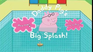 Peppa Pig English Full Episodes Games Diving Game - Papa Pig Learns to Dive & Swim