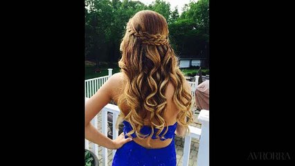 Потрясающие прически на выпускной