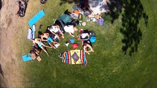 Giant zip line to slip ‘n’ slide ¦ People are Awesome