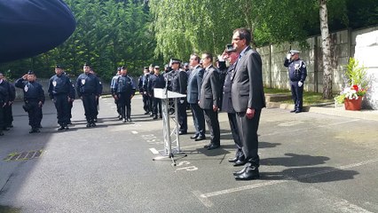 L'hommage de la Manche à Jean-Baptiste Salvaing et Jessica Schneider