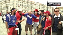 Marseille : supporters albanais et français chantent ensemble