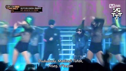 [SMTM 5] Zion.T & Kush ft. MINO - 'Machine Gun'  FULL(Türkçe Altyazı)