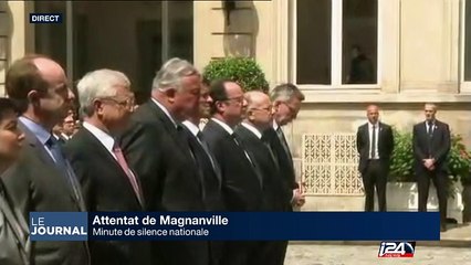 Minute de silence nationale en commémoration de l'attentat de Magnanville