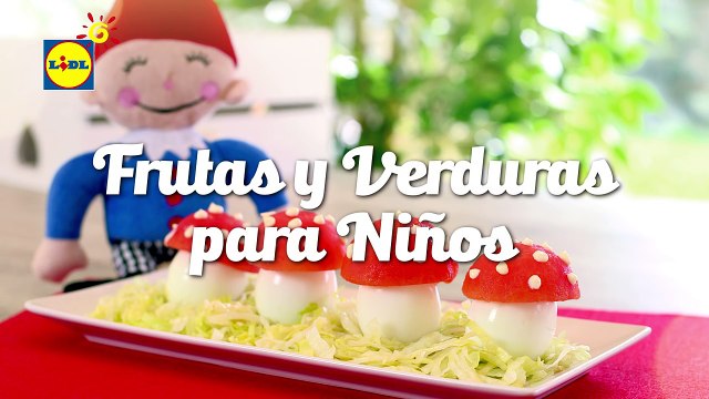Setas De Huevo y Tomate - Frutas y Verduras
