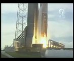 Atlas V launch with russian engine RD 180 (derived from Soviet line of rocket engine RD 17