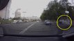 Un chauffard en BMW s'explose