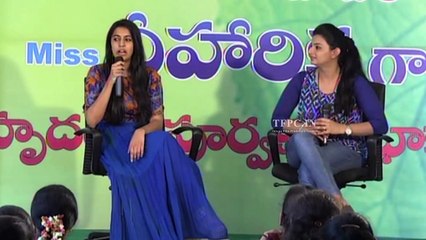 Niharika About New Year Jabardasth Skit @ Mega Fans Meet