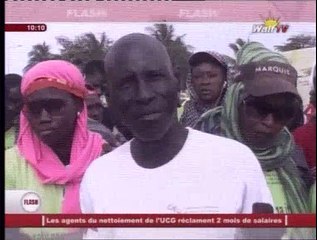 Les agents du nettoiement de l'UCG réclament 2 mois de salaires