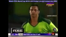 Shoib Akhter to Shakib Al Hasan- SIX SIX SIX