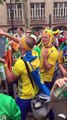 Fans Irlandais et Suédois chantent 