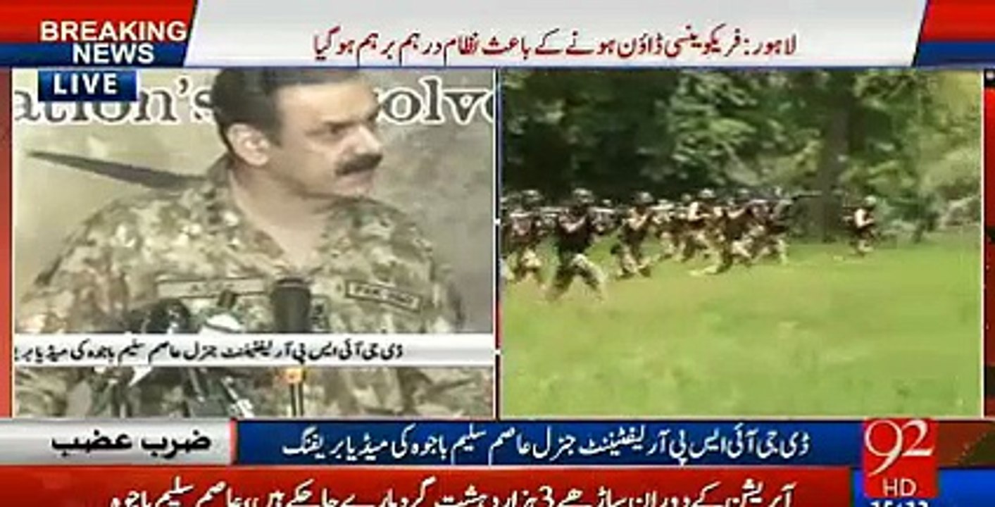 D.G ISPR in angry mood
