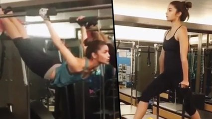 Alia Bhatt's HARDCORE Workout Video LEAKED