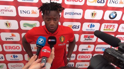 Batshuayi: "Un peu surpris et déçu quand Divock a été choisi pour entrer contre l'Italie"