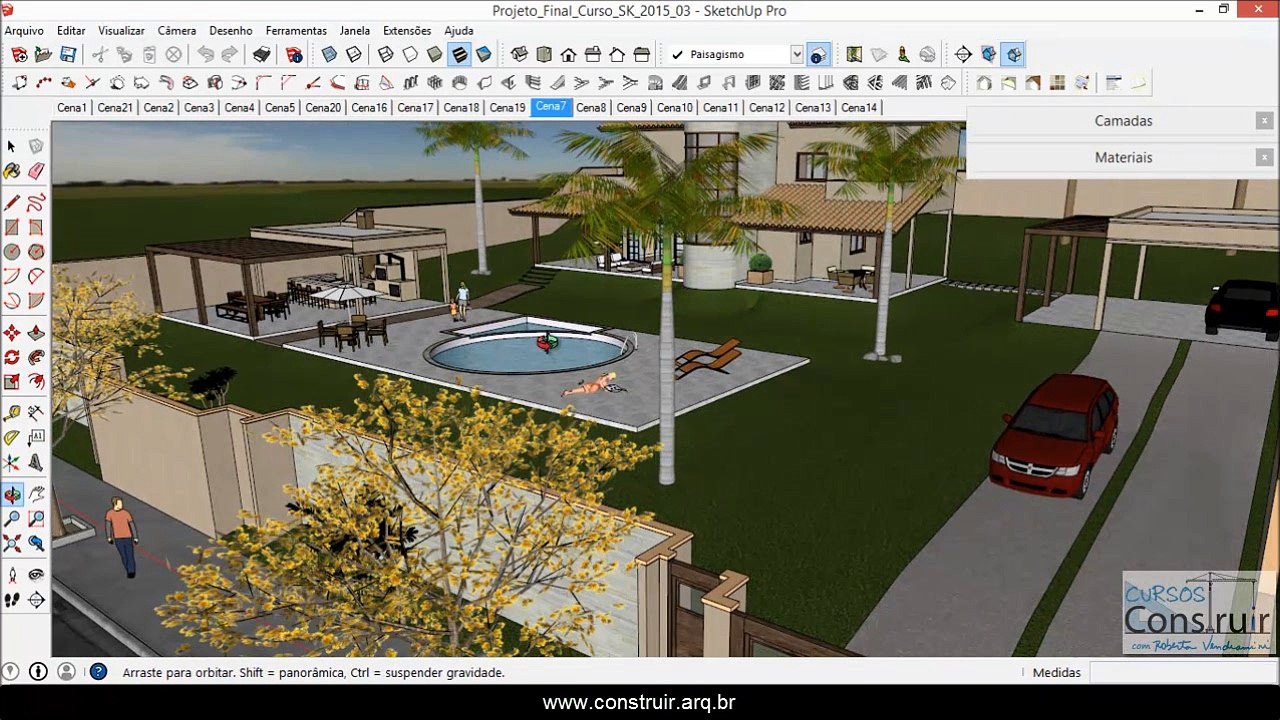 Curso SketchUp Básico Gratuito 2/40: Templates e conceito de 3D