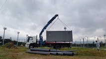 Container Marítimo, unidades habitacionais, WC. Fazemos Remoção e Transporte na MUNCK RIO