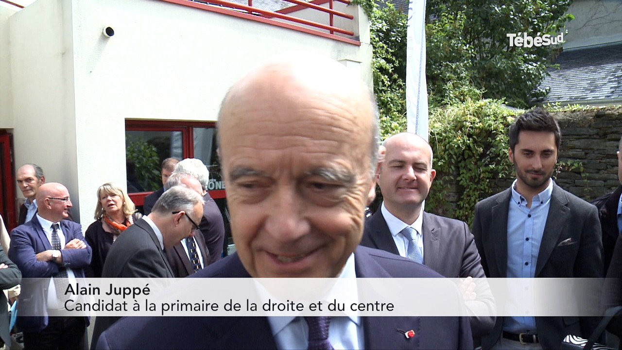 Alain Juppé en Bretagne. "Tout le monde pourra voter  pour les primaires"
