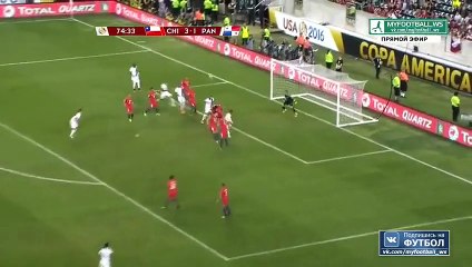 3-2 Abdiel Arroyo Goal - Chile 3 - 2 Panama - Copa América 14.06.2016
