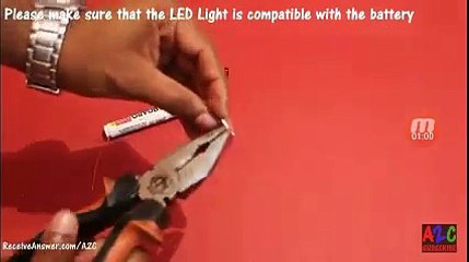 How to make a flashlight with a marker pen