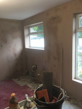 KITCHEN REFURBISHMENT IN CAERPHILLY - PLASTERING KITCHEN IN CAERPHILLY