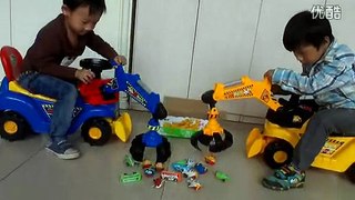 Children  Puzzle 健身 Toys 工程 car ，部分 Play 法演示   311 toy12.com
