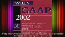 READ book  Wiley GAAP 2002 Interpretations and Applications of Generally Accepted Accounting Full Free