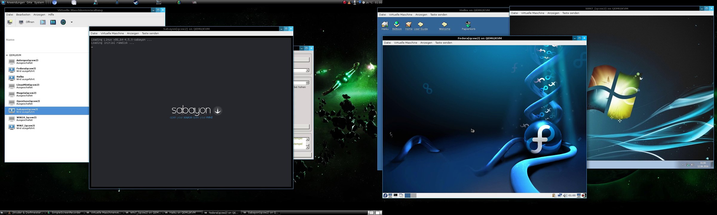 VM's QEMU / KVM (too many together)