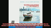 Popular book  Globalization and Diversity Geography of a Changing World Books a la Carte Plus