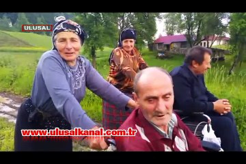 Trabzon'da yaşanan 2 engelli vatandaş yollarının yapılmasını istiyor