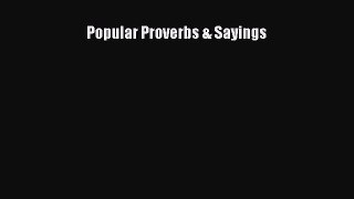 Download Popular Proverbs & Sayings E-Book Download