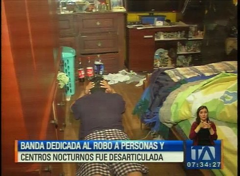 Banda dedicada al robo a personas y centros de diversión fue desarticulada