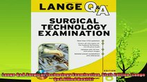 read now  Lange QA Surgical Technology Examination Sixth Edition Lange QA Allied Health