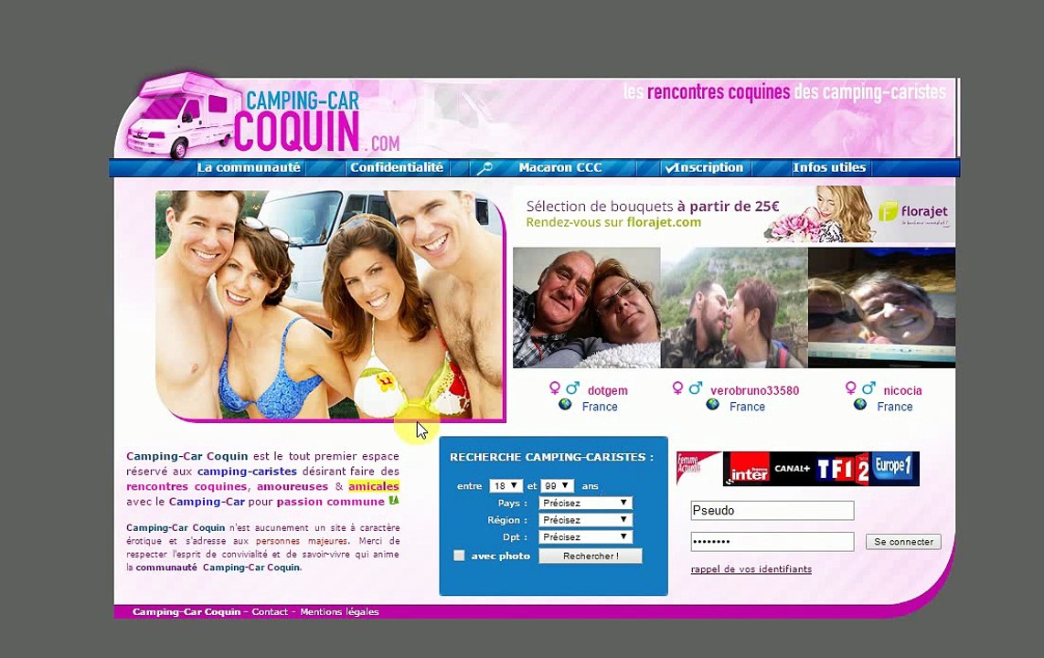 Rencontres entre camping-caristes