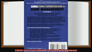 favorite   CMSA Core Curriculum for Case Management